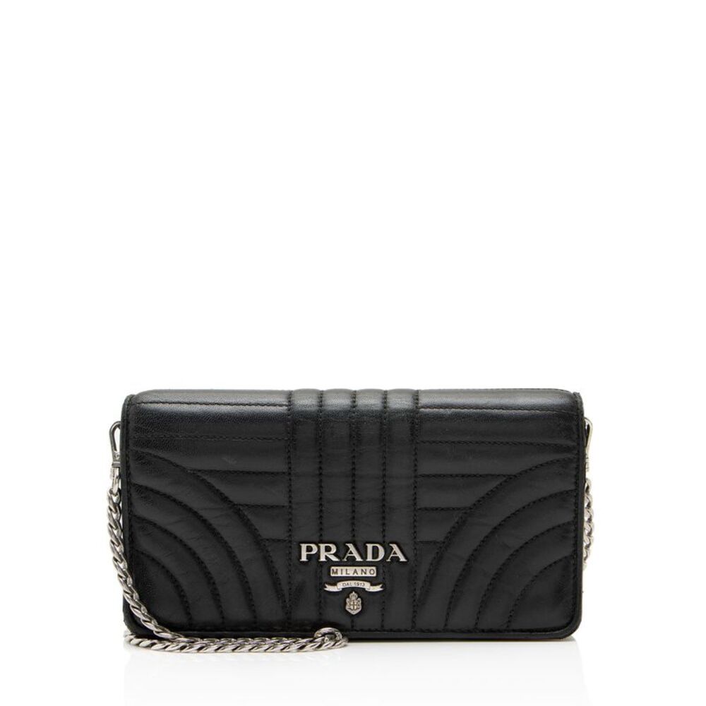 Prada Calfskin Diagramme Mini Bag